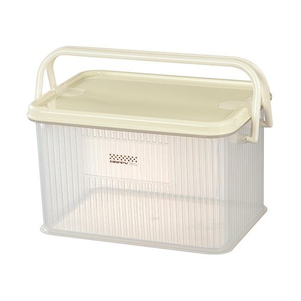 ヒマラヤ化学 マルチBOX ハッピー 1523 M型 アイボリー 358×250×218 152323 1セット(12個)（直送品）