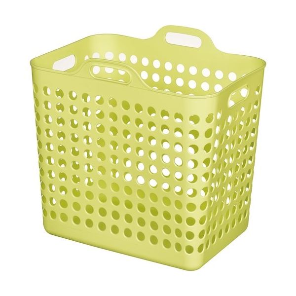 ヒマラヤ化学工業所 ヒマラヤ化学 ポピンズ バスケット 1572 L型 グリーン 458×336×445 157236 1セット(16個)（直送品）