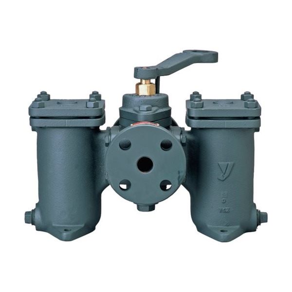 ヨシタケ W形(複式)ストレーナ(60メ) 25A SW-10-60M-25A 1台 850-4823（直送品）