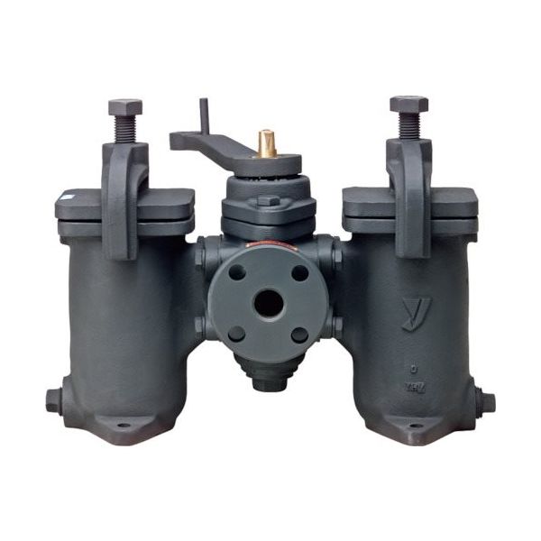 ヨシタケ ワンタッチ式W形(複式)ストレーナ(60メ) 80A SW-10S-60M-80A 1台 850-4836（直送品）