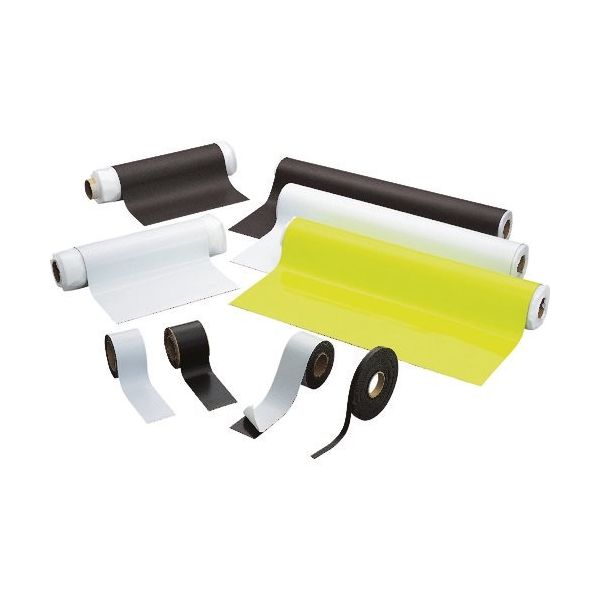 光 ゴムマグネット0.8×1000mm 10m巻ホワイト GM08-8004W 1巻 112-3228（直送品）