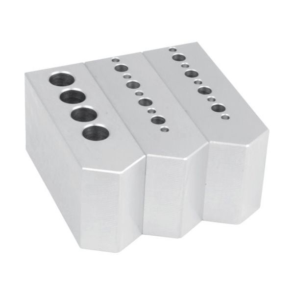 アーム産業 ARM 北川エアチャック用アルミ生爪ALKPC6H38 ALKPC6H38 1セット(3個) 837-7368（直送品）