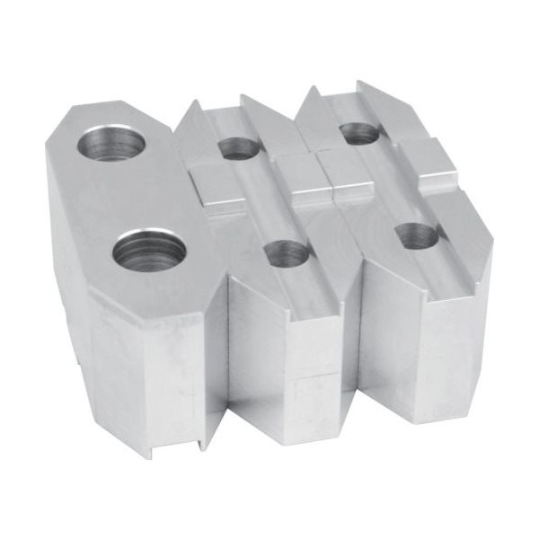 アーム産業 ARM ソールスクロールチャック用アルミ生爪ALMSEー10H48 ALMSE-10H48 1セット(3個) 837-7380（直送品）