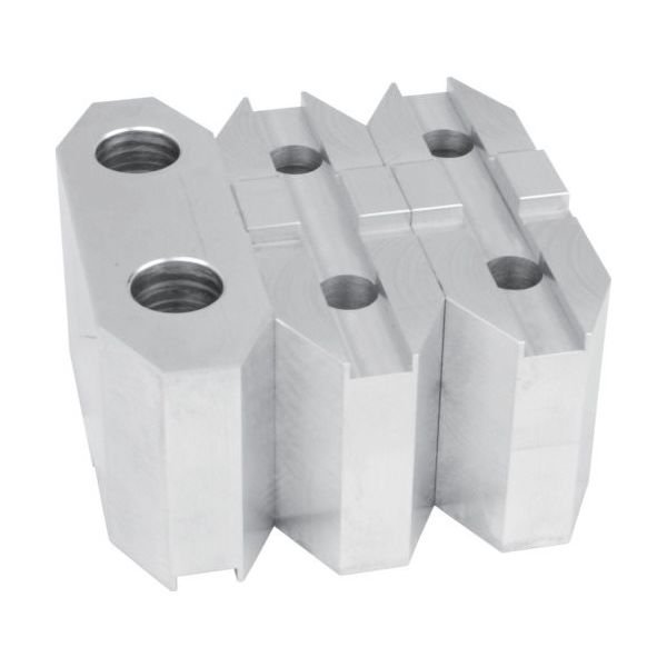 アーム産業 ARM ソールスクロールチャック用アルミ生爪ALMSEー10H60 ALMSE-10H60 1セット(3個) 837-7381（直送品）