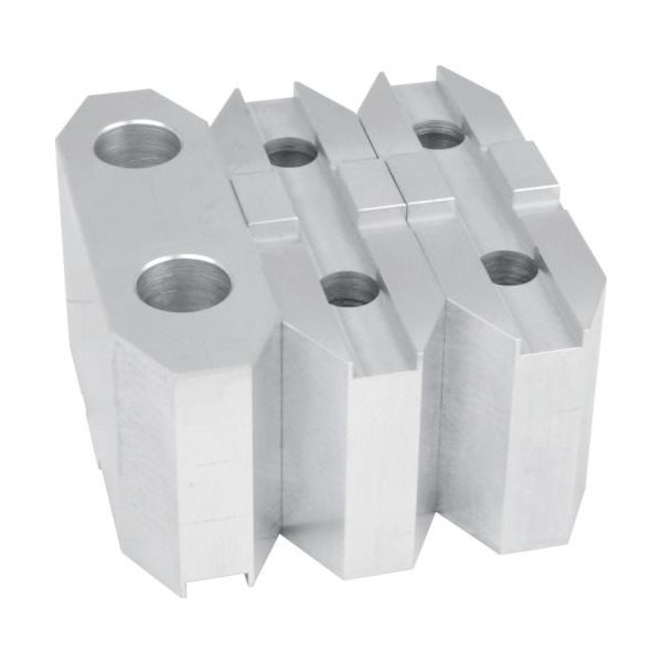 アーム産業 ARM ソールスクロールチャック用アルミ生爪ALMSEー9H60 ALMSE-9H60 1セット(3個) 837-7387（直送品）