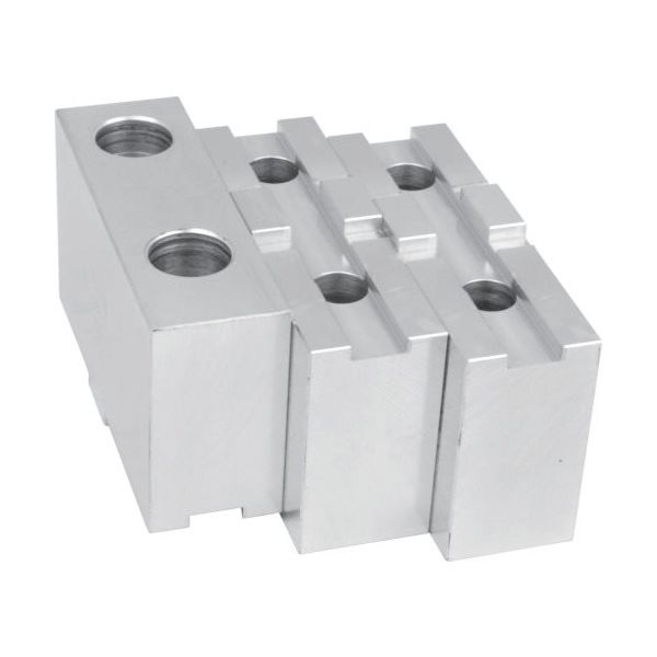 アーム産業 ARM 北川スクロールチャック用アルミ生爪ALSBSー9H60 ALSBS-9H60 1セット(3個) 837-7395（直送品）