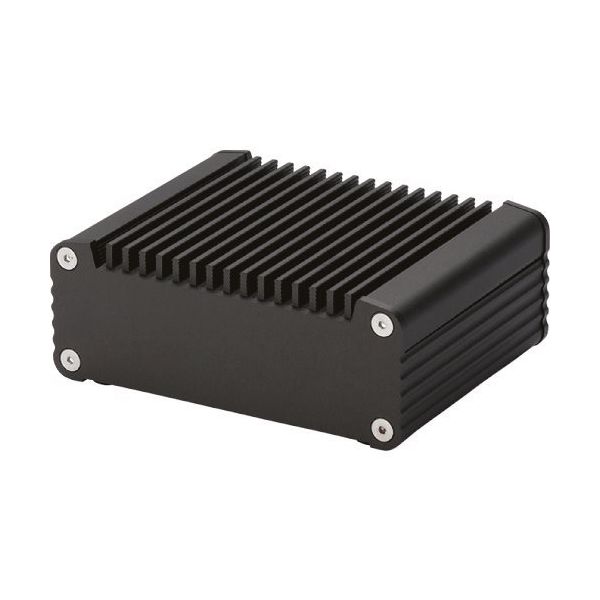 タカチ電機工業 タカチ ヒートシンクアルミケース ブラック EXH14-4-10BB 1台 201-7522（直送品）