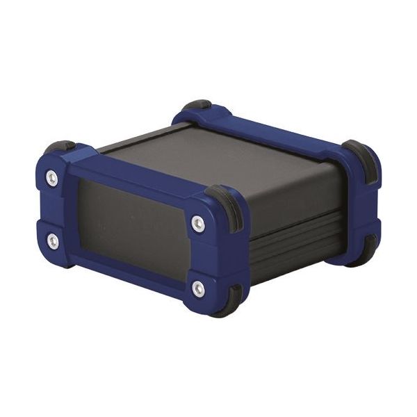 タカチ電機工業 タカチ コーナーガード付アルミケースアルミパネルタイプ ブラック/ネイビー EXP15-6-15BN 1台 201-2994（直送品）