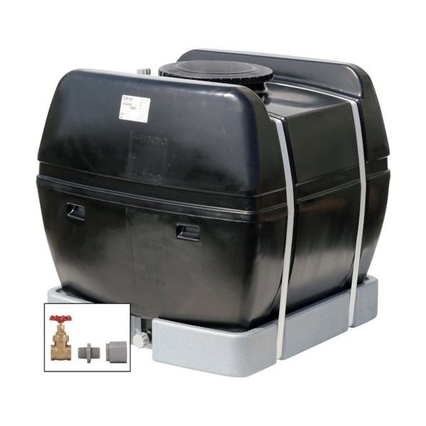 スイコー SUIKO スカット1000 黒 ドレンバルブセット(25A)付 SKT-1000 BK+VALVE-SET25A 1個（直送品）