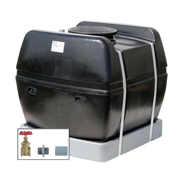 スイコー SUIKO スカット1000 黒 ドレンバルブセット(40A)付 SKT-1000 BK+VALVE-SET40A 1個（直送品）