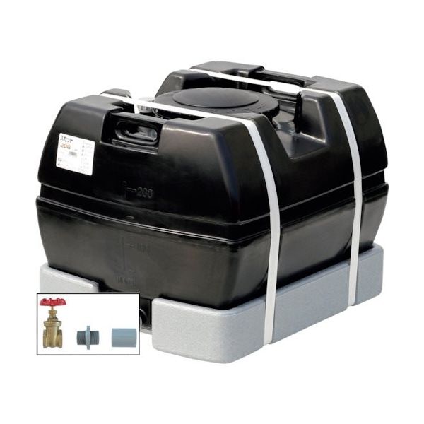 スイコー SUIKO スカット200 黒 ドレンバルブセット(40A)付 SKT-200 BK+VALVE-SET40A 1個（直送品）