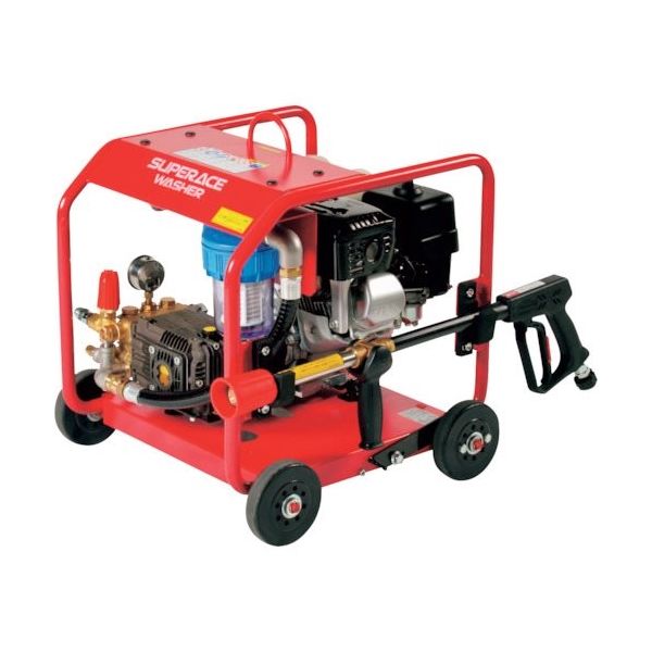 スーパー工業 エンジン式高圧洗浄機 SERー1315ー5 フルフレームタイプ 1台 342-9074（直送品）