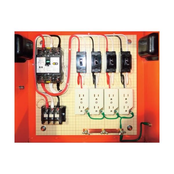 セフティー電気用品 セフティー 仮設電灯分電盤 SL60ー40 主幹60A 4回路 1個 340-2940（直送品）