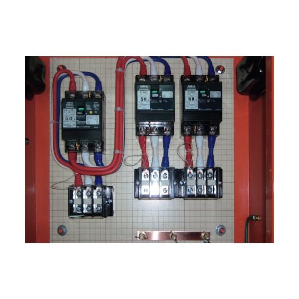 セフティー電気用品 セフティー 仮設動力分電盤 SP50ーN2 主幹50A 2回路(50A×2) SP50-N2 1個 340-2885（直送品）