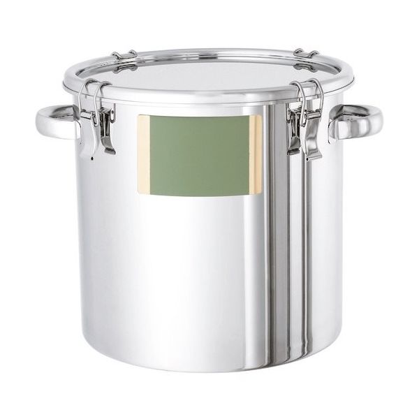MONOVATE シール座付ステンレス密閉容器(クリップ式/EPDM) 36L CTH-LZ-36/PEA 1個 146-9739(直送品)
