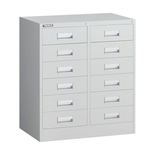 トラスコ中山 TRUSCO VR型キャビネット 767X500XH880 2列6段 ホワイト色 VR-L66-AW 1台 263-8979（直送品）