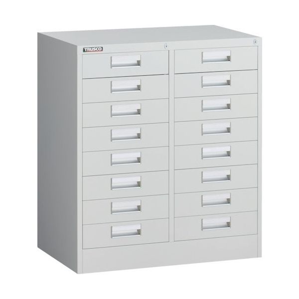 トラスコ中山 TRUSCO VR型キャビネット 767X500XH880 2列8段 ホワイト色 VR-L88-AW 1台 263-8984（直送品）