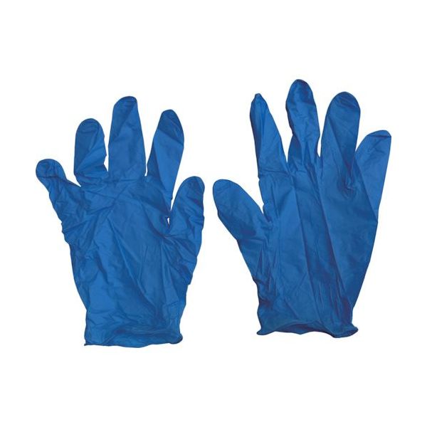 尚美堂 フジ フジスーパーニトリルグローブ粉無青 SS 671340 1箱(100枚) 368-8963（直送品）