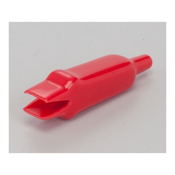 Reelex ビニールカバー赤 5A 1袋(10個入) SCV-5AR 1袋(10個) 64-0980-40（直送品）