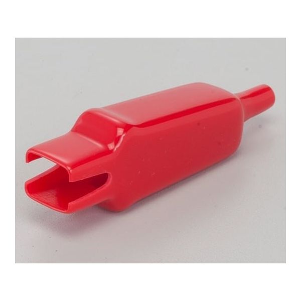 Reelex ビニールカバー赤 10A 1袋(10個入) SCV-10AR 1袋(10個) 64-0980-43（直送品）