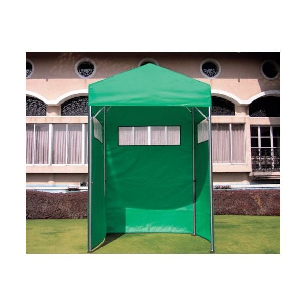 ゴトー工業 ゴトー 警備用テント 警備くん 1.2x1.2m 緑 KB-1 1式 346-6350（直送品）