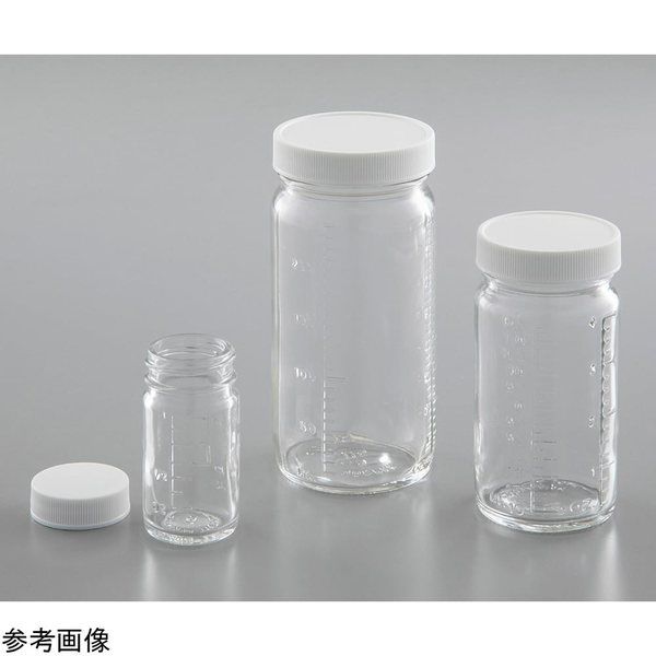 Qorpak 成形メモリ付きガラス瓶 240mL 239217 1本 4-4318-03（直送品）
