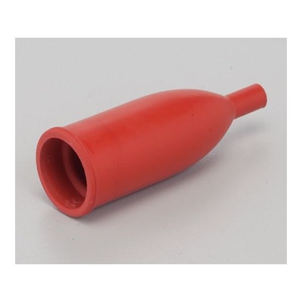 Reelex ゴムカバー赤 10A 1袋(10個入) SCR-10AR 1袋(10個) 64-0980-32（直送品）