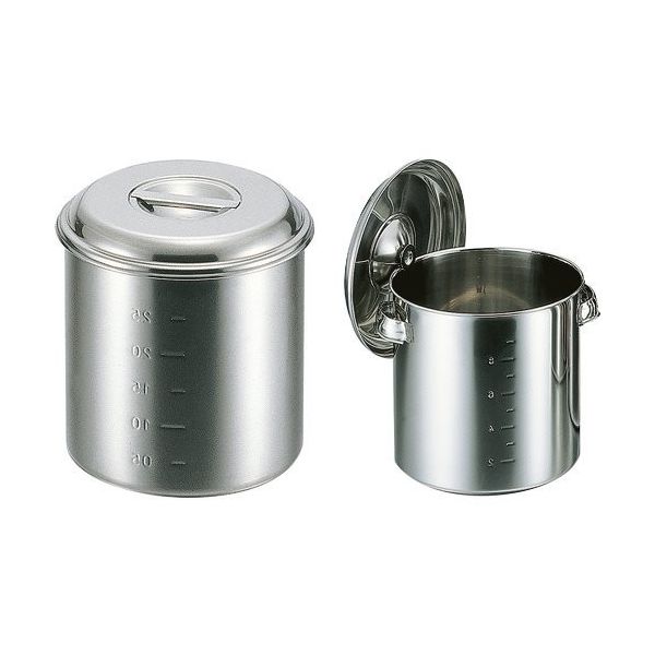 スギコ産業 スギコ キッチンポット手付(蓋付) φ550×H550 130.0L SP-55 1個 118-2378（直送品）