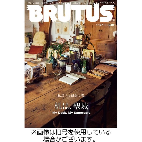 BRUTUS(ブルータス) 2023/05/15発売号から1年(23冊)（直送品） - アスクル