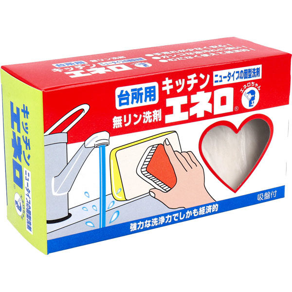 カミナガ販売 キッチンエネロ 台所用 無リン洗剤 350g 4582679200074 1個(350g)×6セット（直送品） - アスクル