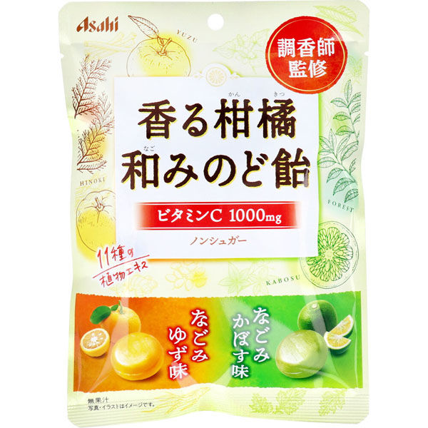 アサヒグループ食品 香る柑橘 和みのど飴 84g 4946842529889 1袋