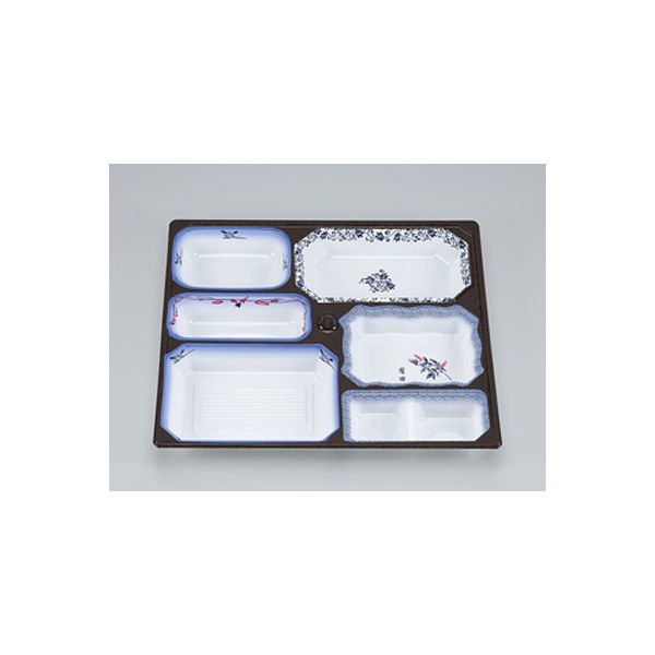 仕出弁当　U-73-C 有田 中皿　200枚(20枚×10) 0110073301073　シーピー化成（直送品）