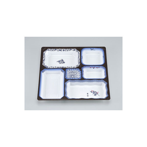 仕出弁当　U-75-C 有田 中皿　200枚(20枚×10) 0110075301073　シーピー化成（直送品）