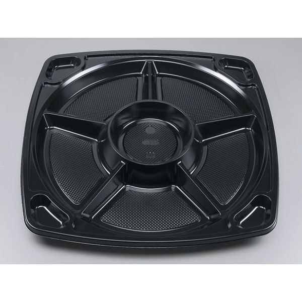 仕出弁当　U-556 黒セット　80枚(20枚×4) 011055600520　シーピー化成（直送品）