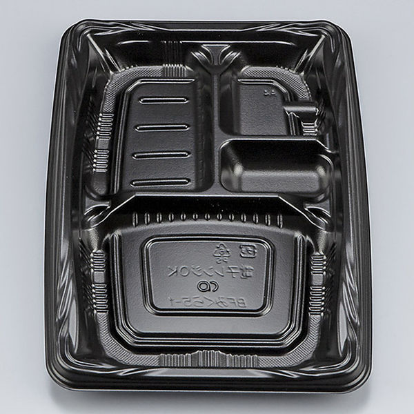 弁当容器　BFみくら5-1 黒 本体　900枚(50枚×18) 0140605010525　シーピー化成（直送品）