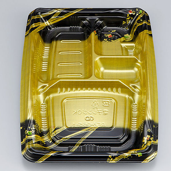 弁当容器　BFみくら5-1 舞帯 金 本体　900枚(50枚×18) 0140605017555　シーピー化成（直送品）
