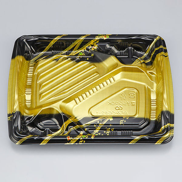 弁当容器　BFみくら8S-1 舞帯 金 本体　800枚(50枚×16) 0140608517555　シーピー化成（直送品）