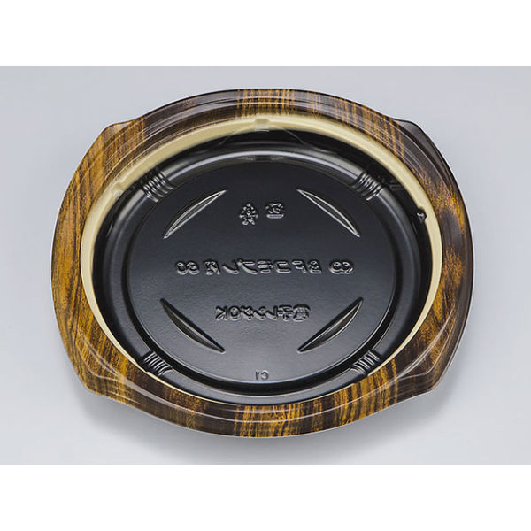 惣菜容器　BFコモプレ内60 ウッドC本体　600枚(50枚×12) 0147860007955　シーピー化成（直送品）