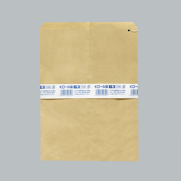 福助工業 Kロール袋　紙袋K1号　4000枚(500枚×8) 0180076（直送品）