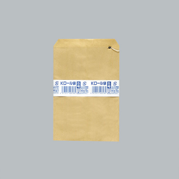 福助工業 Kロール袋 紙袋 K5号　8000枚(500枚×16) 0180262（直送品）