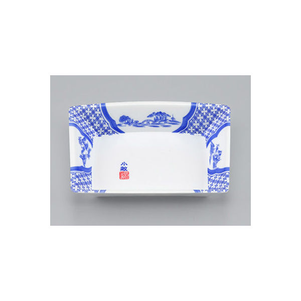 刺身・鮮魚容器　V-304 小紋山水　1200枚(50枚×24) 0210304000490　シーピー化成（直送品）