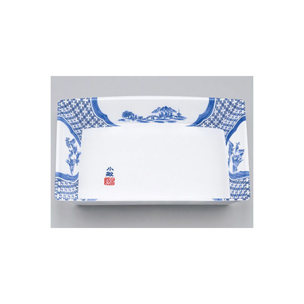 刺身・鮮魚容器　V-306 小紋山水　600枚(50枚×12) 0210306000490　シーピー化成（直送品）