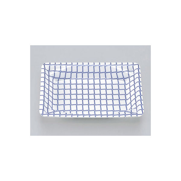 トレー　V-411 レースブルー　500枚(50枚×10) 0210411000600　シーピー化成（直送品）