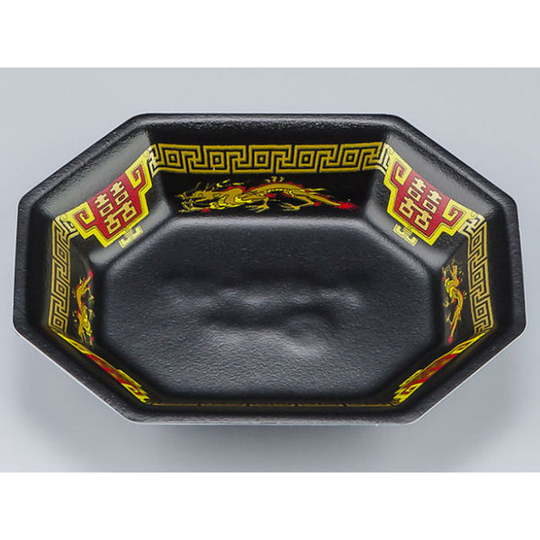 惣菜容器　V-616-27 飛龍黒　500枚(50枚×10) 0210616278170　シーピー化成（直送品）