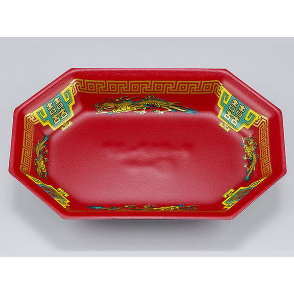 惣菜容器　V-617-27 飛龍赤　500枚(50枚×10) 0210617278160　シーピー化成（直送品）