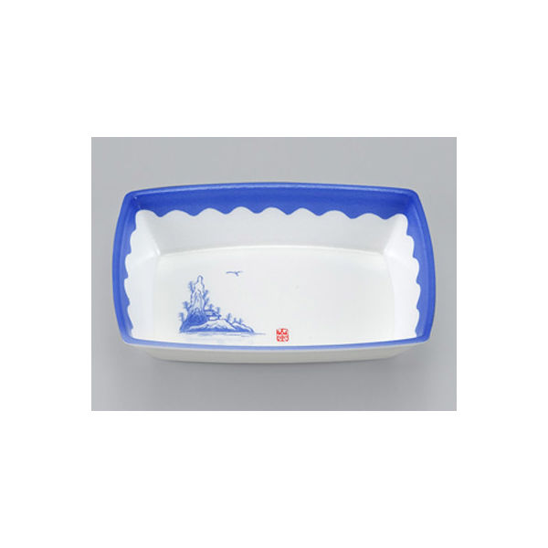 刺身・鮮魚容器　VP-42 山水(外白)　2400枚(50枚×48) 0215042000410　シーピー化成（直送品）