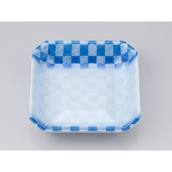 惣菜容器　V-惣菜25深 麻織青　2000枚(50枚×40) 0216025606460　シーピー化成（直送品）