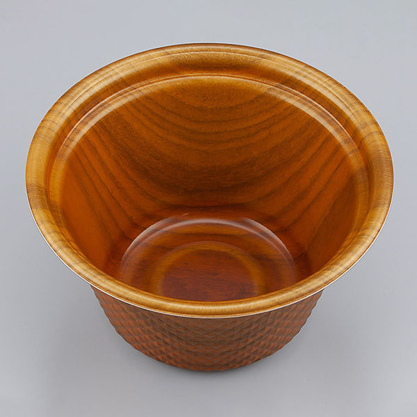 どんぶり容器　TNパイン17深 栓木本体　600枚(50枚×12) 0250617061745　シーピー化成（直送品）