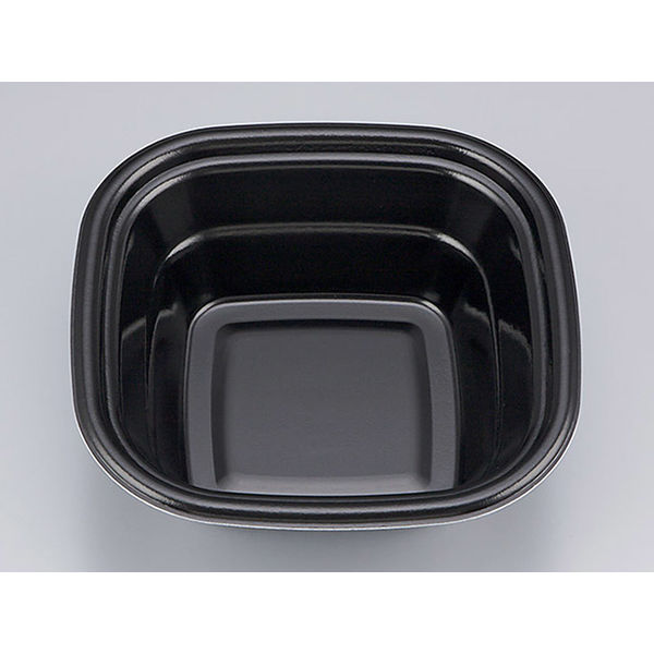 どんぶり容器　TN角丼17 黒 本体　900枚(50枚×18) 0255017000525　シーピー化成（直送品）
