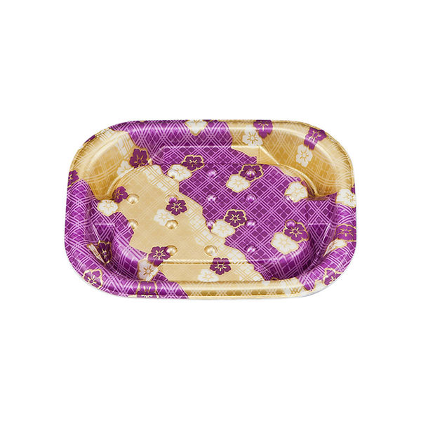 惣菜容器　TNえにし2 小花紫 本体　2000枚(50枚×40) 0256002004915　シーピー化成（直送品）